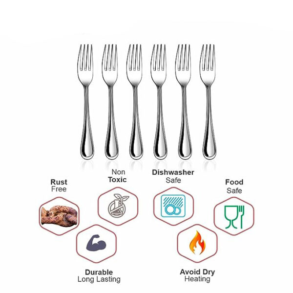 Tea fork set of 6 - Image 3