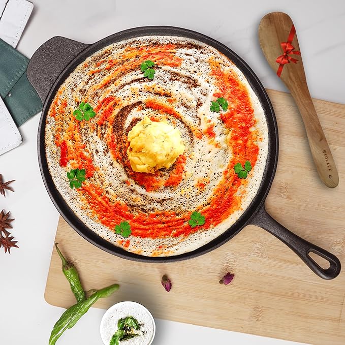 Cast Iron Tawa(With Handle)